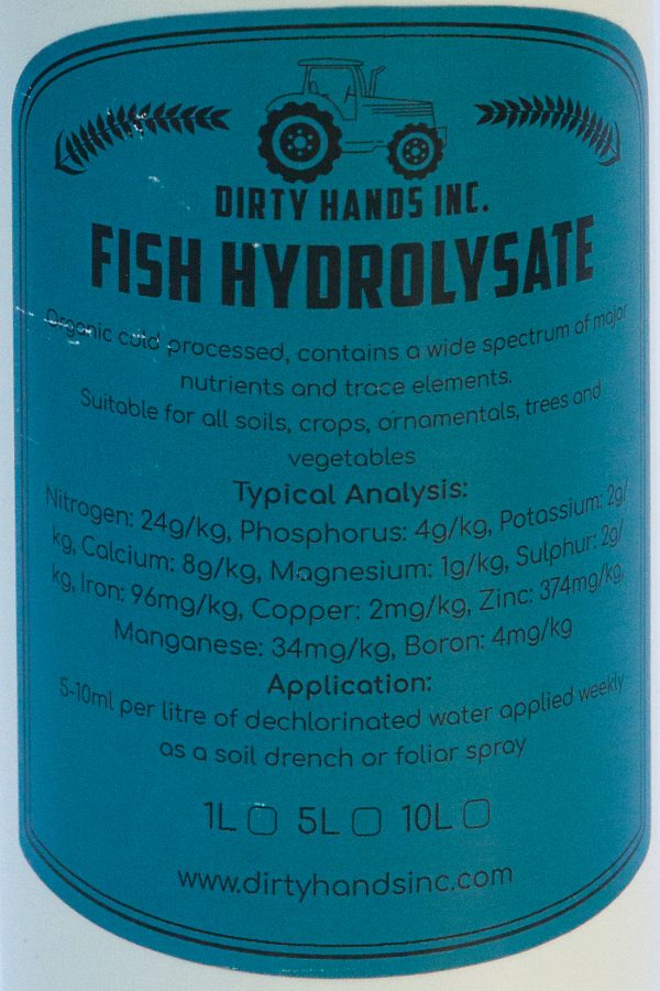 Dirty Hands Fish Hydrolysate 1L 2